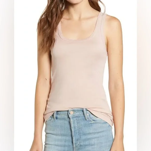 Splendid Ribbed Tank Top - Picture 1 of 5